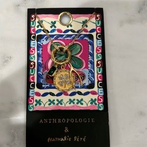 Anthropologie charm necklace nwt